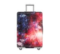 LNXSESN Housse Protection Valise Modèle Étoile Rouge Housse De Valise Lavable Elastique Anti-Rayures Protege Valise De Voyage Soute Réutilisable avec Zippé Résistant pour 26-28 Pouces