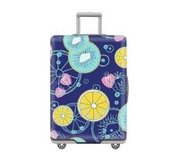 LNXSESN Housse Protection Valise Rose Jaune Citron Housse De Valise Lavable Elastique Anti-Rayures Protege Valise De Voyage Soute Réutilisable avec Zippé Résistant pour 29-32 Pouces