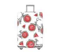 LNXSESN Housse Protection Valise Vélo Abstrait Housse De Valise Lavable Elastique Anti-Rayures Protege Valise De Voyage Soute Réutilisable avec Zippé Résistant pour 22-25 Pouces