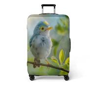 LNXSESN Housse Protection Valise Vert Jaune Abstrait Housse de Valise Lavable Elastique Anti-Rayures Protege Valise Réutilisable avec Zippé Résistant Housses de Valises pour 22-25 Pouces