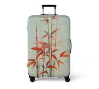 LNXSESN Housse Valise Brique Rouge Vert Housse de Valise Lavable Elastique Anti-Rayures Protege Valise Voyage Réutilisable avec Zippé Résistant Housses de Valises pour 22-25 Pouces