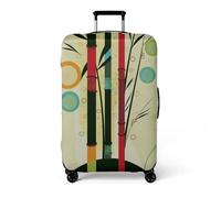 LNXSESN Housse Valise Noir Jaune Clair Housse de Valise Lavable Elastique Anti-Rayures Protege Valise Voyage Réutilisable avec Zippé Résistant Housses de Valises pour 26-28 Pouces