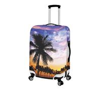 LNXSESN Protege Valise Arbre Noir Violet Housse Protection Valise de Voyage Lavable Elastique Anti-Rayures Housse de Valise Réutilisable avec Zippé Résistant pour 22-25 Pouces