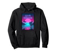 Lo-FI Dreams Vaporwave 80s Aesthetic Synthwave Sunset Sweat à Capuche