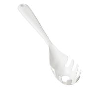 Lo Mein Scoop - Fourchette à pâtes améliorée avec dents améliorées, cuillère à spaghetti résistante à la chaleur avec long manche, outil de service parfait pour la maison et la cuisine, 29 x 5,5 x 4,9