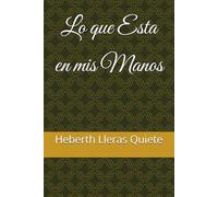 Lo que Esta en mis Manos
