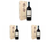Lo Zoccolaio Piedmont Langhe Nebbiolo D.O.C. Nubie' Vin Rouge Italien dans Bois Cas 1 Bouteilles x 75 cl (Lot de 3)
