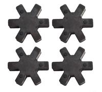 LO95 L075 Lot de 4 inserts araignées en caoutchouc pour raccord Lovejoy L-Jaw, compatible avec TB Woods et autres coupleurs de type L (L095)
