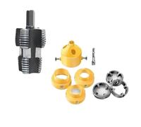 Loacea 1 jeu d'outils d'ouverture de filetage tuyau d'eau, kit d'excellente durabilité avec matrice ronde for projets bricolage