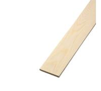 Loacea 1 planche de pin massif, longueur 200/250 mm x épaisseur 3/5/8 mm, bandes de bois rectangulaires, matériau for modèle DIY(250x20x8mm)