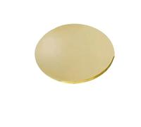 Loacea Disque en laiton H62, plaque ronde for étiquettes d'équipement, diamètre 60 à 200 mm, épaisseur 0,5 2(0.8x120mm)