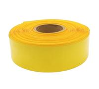 Loacea Gaine thermorétractable en PVC for Tubes électriques, diamètre 15-51 mm, 5 mètres, 1 pièce(Yellow,38mm)