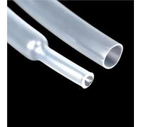 Loacea Gaine thermorétractable Transparente 3:1 de 1 mètre de diamètre, 2 à 30 mm, imperméable, avec Double paroi adhésive.(8mm)