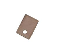 Loacea Lot de 80 feuilles mica 22/24 mm large, mini joints résistants aux hautes tensions for accessoires condensateurs(Light brown,24x39x0.12mm)