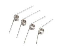 Loacea Ressort de torsion à déviation gauche 1/2/3/4/5 tours, ressort en V en acier inoxydable 304 for le travail des métaux, 5 pièces(1 * 5MM*180)