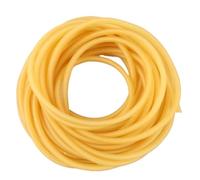 Loacea Tuyaux en Latex Naturel Jaune de 1 mètre, Bande élastique Haute résilience, diamètre intérieur 1,6 mm à 10 mm, for Laboratoire(4mm x 6mm)