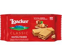 Loacker Classic Napolitain Gaufrettes à la crème de noisettes 135g