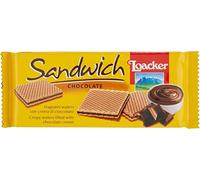 Loacker Sandwich Chocolat, gaufres parfumées avec crème au chocolat - 75 g