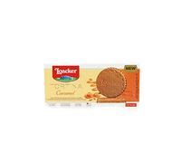 Loacker Tortina Gaufrette enrobée de chocolat de qualité supérieure, caramel, 125 g