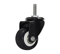 Load-Bearing 250KG 2.5 Inch Low Center Casters Wheels for Large Display Racks Shelves Contain Industrial Hardware 2Pcs Casters(C25)