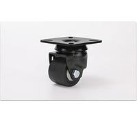 Load-Bearing 300KG 2 Inch Low Center Casters Wheels Heavy Carts Machine Tools Large Equipm Industrial Hardware 1pcs Casters(Flat Universal)