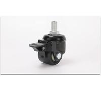 Load-Bearing 300KG 2 Inch Low Center Casters Wheels Heavy Carts Machine Tools Large Equipm Industrial Hardware 1pcs Casters(Screw Brake)