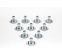 LOADCARE Lot de 10 raccords à vis M8 pour rails d'arrimage, ferrures Airline 20 mm