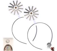 "Loading" Creative Headband/Hairpin, Fun & Creative 'loading' Hairpins for Women, Eye-Catching Decoration Props, Rotatable, for Daily Wear, Humorous Personality Expression (#BB)