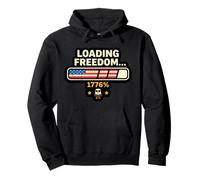 Loading Freedom 1776% Funny Patriotic 4 Juillet Sweat à Capuche