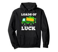 Loads of Luck St Patrick Day Chemises trèfle Camion à Benne basculante Sweat à Capuche