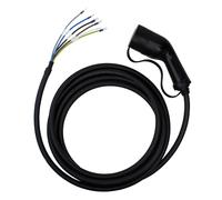 Loady câble de recharge type 2 ouvert - 11 kW - triphasé 16A-CX-CC-T2-0-11-5M