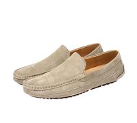 Loafer Slip On Slip-Ins Chaussures De Loisirs Confortables Pour Homme | Chaussures Basses Légères Et Légères | Chaussure D'Été Confortables Et Extra Larges Sans Lacets Semelle Plate Khaki 41