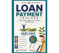 Loan Payment Tracker: Track Up to 55 Loans & Debts | EMI Payment Log Book | Debt Payoff Journal | Loan Repayment Planner | Track 6 to 100 Month Loans