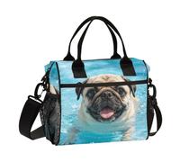 Loancwa Haba Sac à déjeuner isotherme pour enfants filles garçons congélable réutilisable avec bandoulière pour l'école et le pique-nique