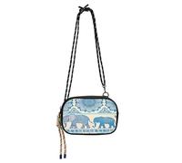 Loancwa Petit sac à bandoulière confortable pour femme avec fentes pour cartes de crédit, sac à bandoulière pour prendre un repas