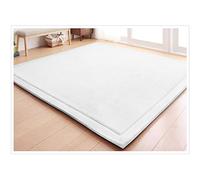 Loartee en Velours Corail Tapis Zone Tapis de Jeu Ramper Tapis pour Chambre d'enfant pour bébé Enfant Enfants, Tapis de Yoga d'exercice Coussinets