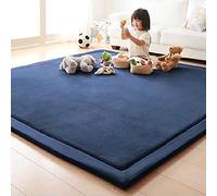 Loartee en Velours Corail Tapis Zone Tapis de Jeu Ramper Tapis pour Chambre d'enfant pour bébé Enfant Enfants, Tapis de Yoga d'exercice Coussinets