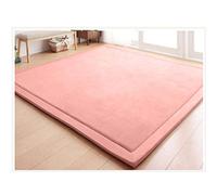 Loartee en Velours Corail Tapis Zone Tapis de Jeu Ramper Tapis pour Chambre d'enfant pour bébé Enfant Enfants, Tapis de Yoga d'exercice Coussinets