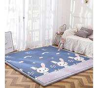 Loartee Tapis de Jeu en Velours Corail Chambre Enfant 3cm d'épaisseur