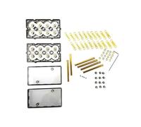 Lobamop 18650-8 Outil de bricolage sans soudure - Boîte de batterie couplable - Support pour systèmes de stockage d'énergie 12 V 24 V 48 V - Prise en charge des courants élevés