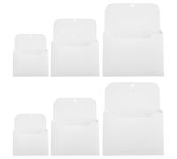 Lobamop Lot de 6 porte-documents magnétiques, format lettre, porte-magazines, support mural, sac de rangement (S/M/L)