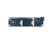 Lobamop SlimSAS SFF-8654 pour carte graphique vidéo GPU 2 ports PCI-E 4.0 X16 vers SFF-8654-8i SFF8654 Carte Riser Card