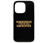 L'obéissance est Mieux Que de sacrifier la Religion vS Relationship Coque pour iPhone 13 Pro