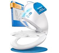 LOBENSWERK Abattant WC avec réducteur enfant [Montage facile] ovale antibactérien UV résistant | cuvette Siège toilette familial | lunette wc clipsable | in abarit