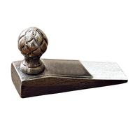 Loberon Arrêt de Porte Broche - Aluminium - H/L/P env. 7/12 / 4 cm - Couleur Argent, argenté