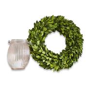 Loberon Couronne Auray - H/Ø env. 8/30 cm - Vert, Vert