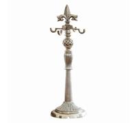 Loberon Edmond Support pour Couronne - Fonte d’Aluminium - Décorations aux Formes artistiques, argenté