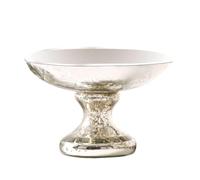 Loberon Estelle Coupe - en Forme de Coupe élégante - en Verre épais, argenté Vieilli
