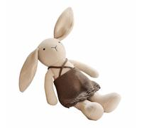 LOBERON Flicka Peluche - Tricot doux - Tablier très mignon, beige