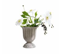 Loberon Hanson Vase - en métal - Charme Ancien, crème Vieilli